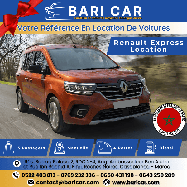 Location voitures longue durée Casablanca Maroc